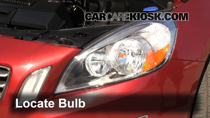 2012 Volvo S60 T5 2.5L 5 Cyl. Turbo Lights Turn Signal - Front (replace bulb)